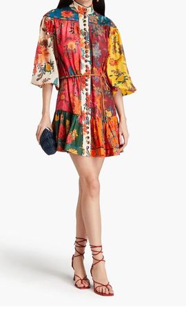 Zimmermann 100% Cotton Mini Dress Kleid