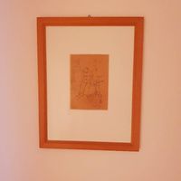 ORGINAL Liner Bleistiftzeichnung