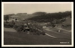 AK Walterswil, Ortsansicht mit Bergpanorama