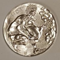 Hans Erni Medaille Aeolus Sirene 1977 Silber ab 1 Fr. !!