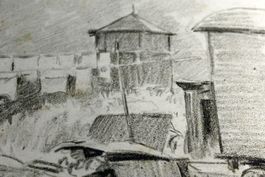 FISCHERMÄTTELI, BERN, Zeichnung, wohl von Gustav Stettler