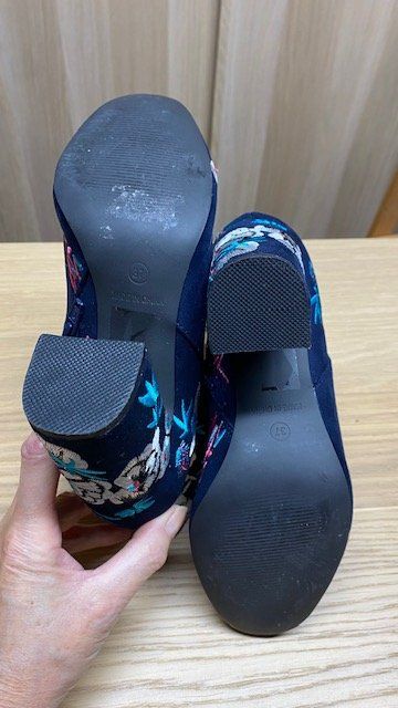 Promod Scarpe da donna: Bottines avec foulard accordé – Nuovo (secondo la descrizione) da Crans VD venduto da vra_262m 1