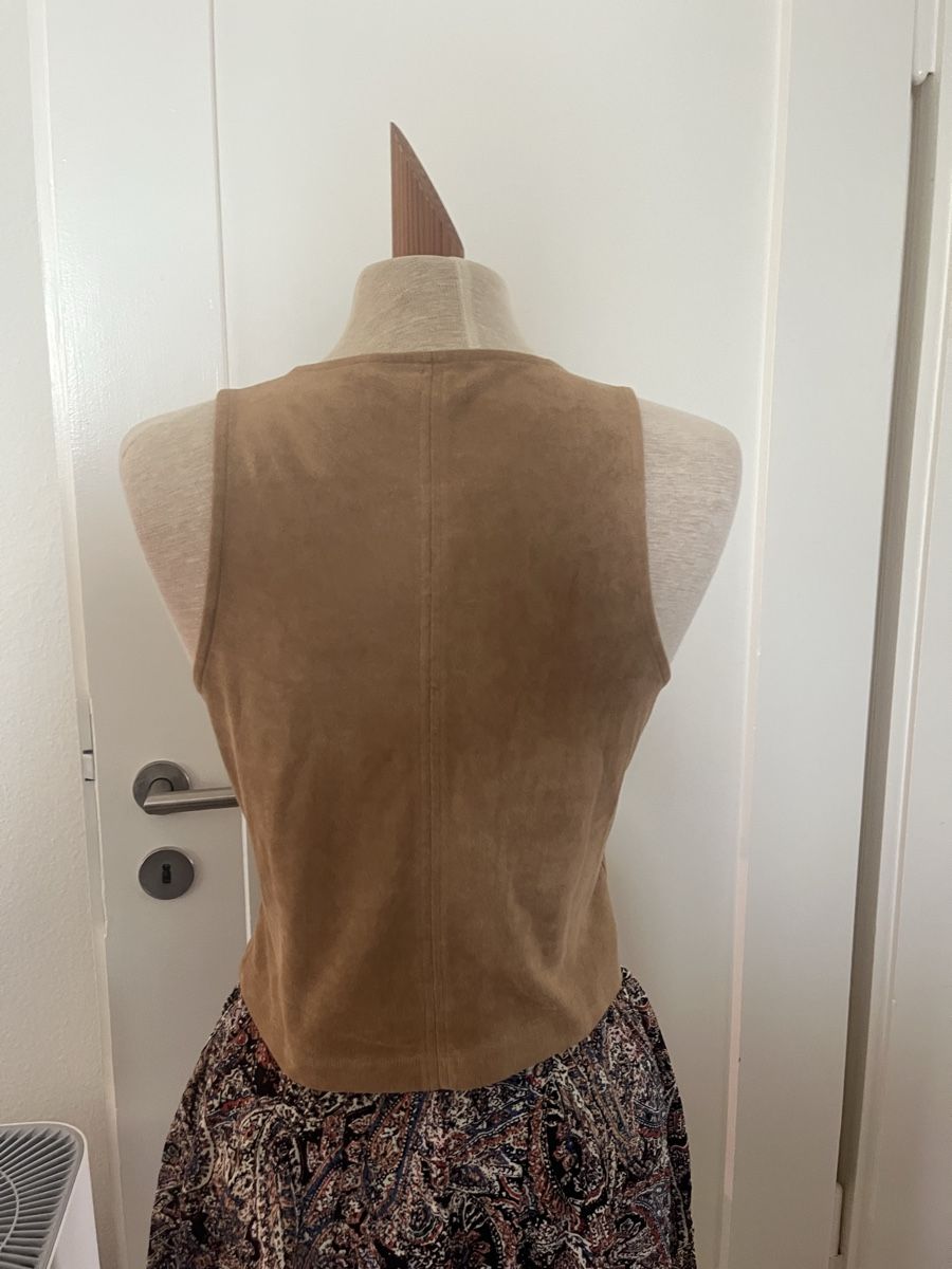 H&M Top: Wildleder Optik Top, Grösse M, von H&M – Usato da Zürich venduto da Mrstm4 2