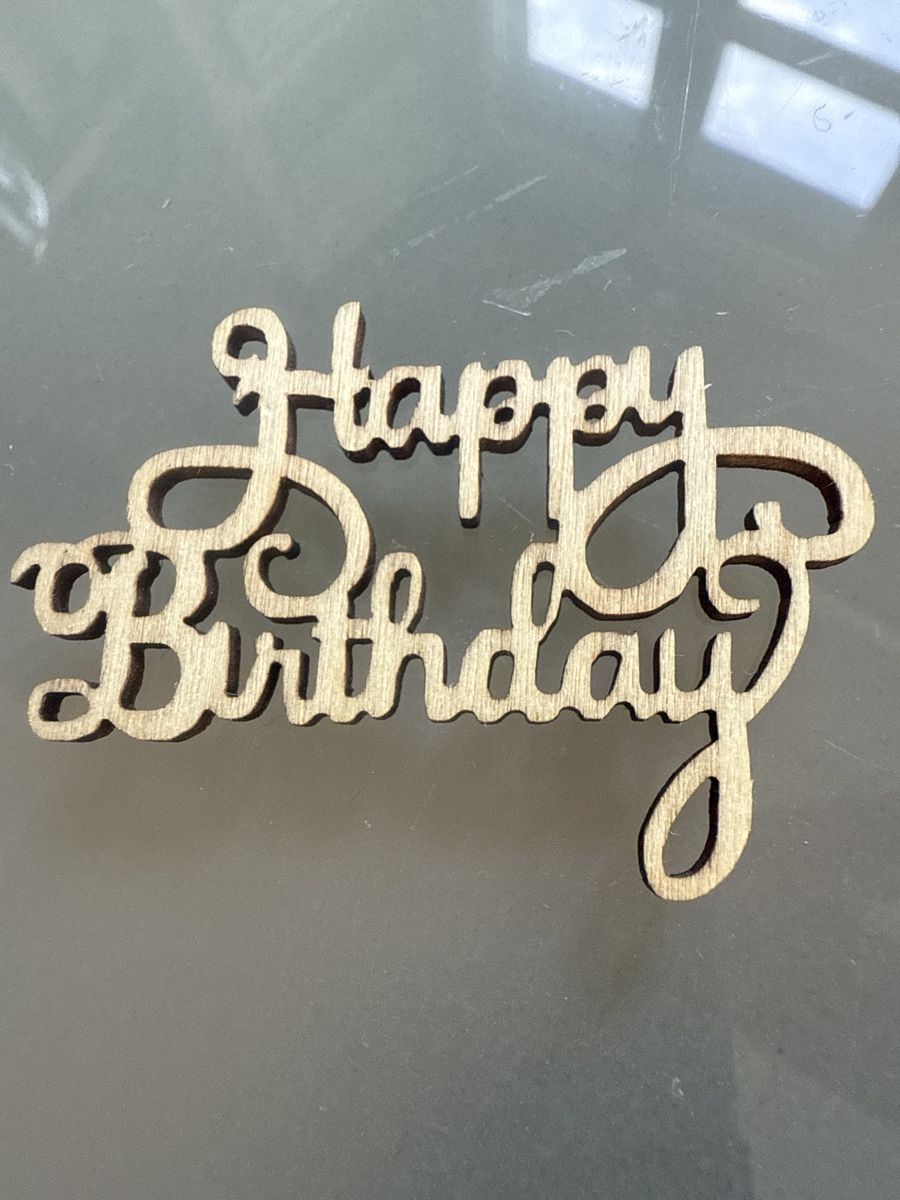 Tutte le decorazioni: Holz Happy Birthday Deko – Usato da Weiningen ZH venduto da -Adenin-