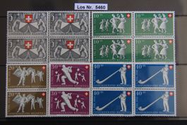 PP 1951 Serie Viererblöcke Postfrisch               Los 5460