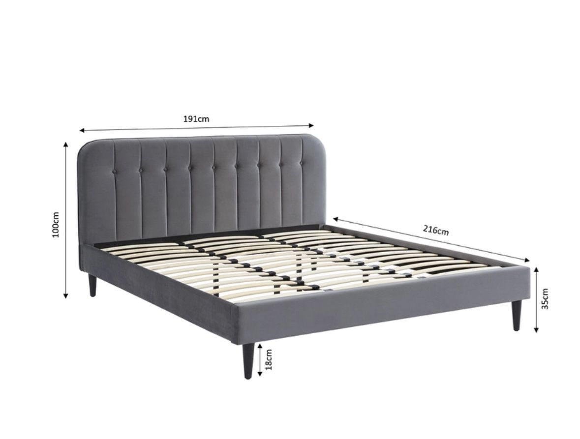Conforama Betten: Beiges Bett, 160x200cm, mit Lattenrost&Matratze – Neu (gemäss Beschreibung) aus Sursee von Alyel 6
