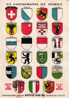 Die Kantonswappen der Schweiz