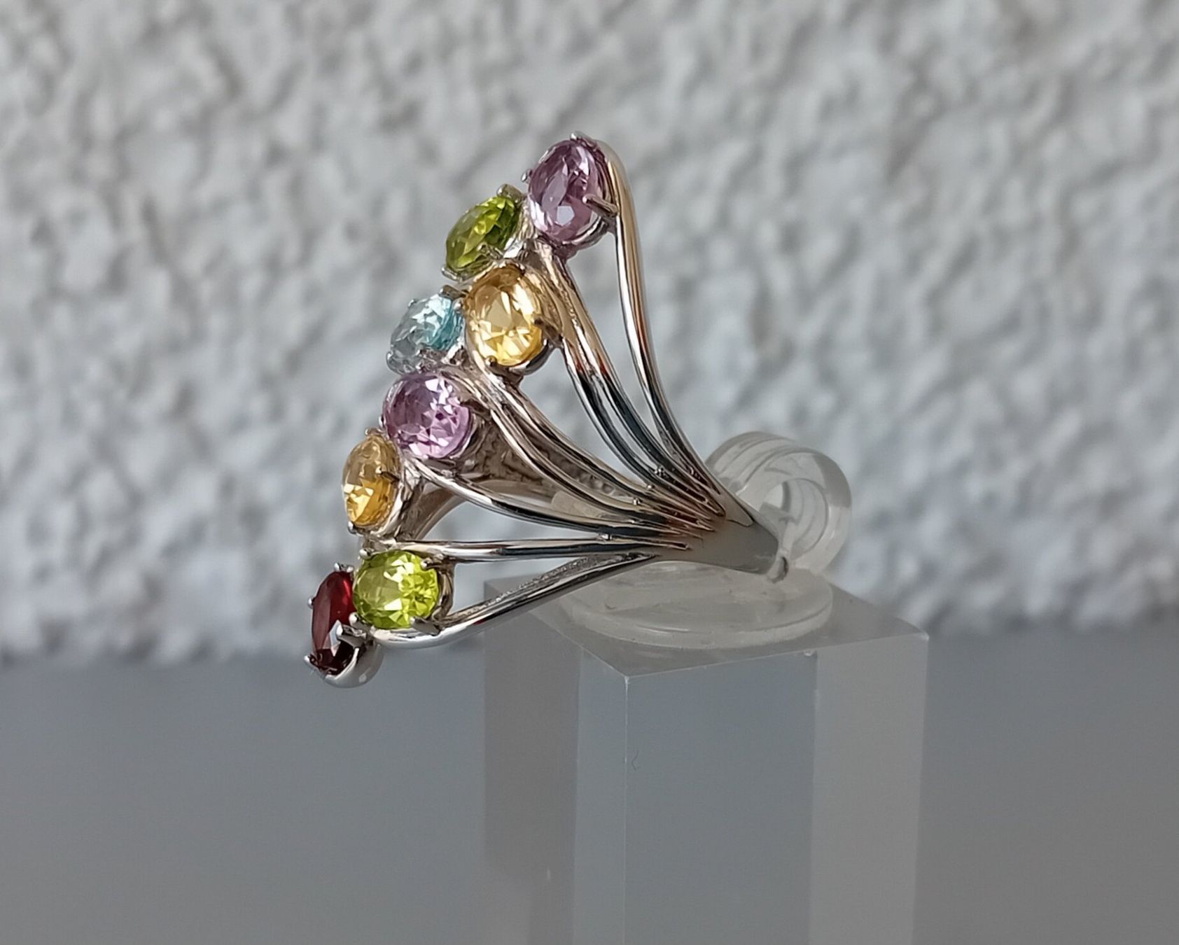 Anelli: Ring Silber mit echten Edelsteinen – Usato da Stans venduto da wer_fd5f 5