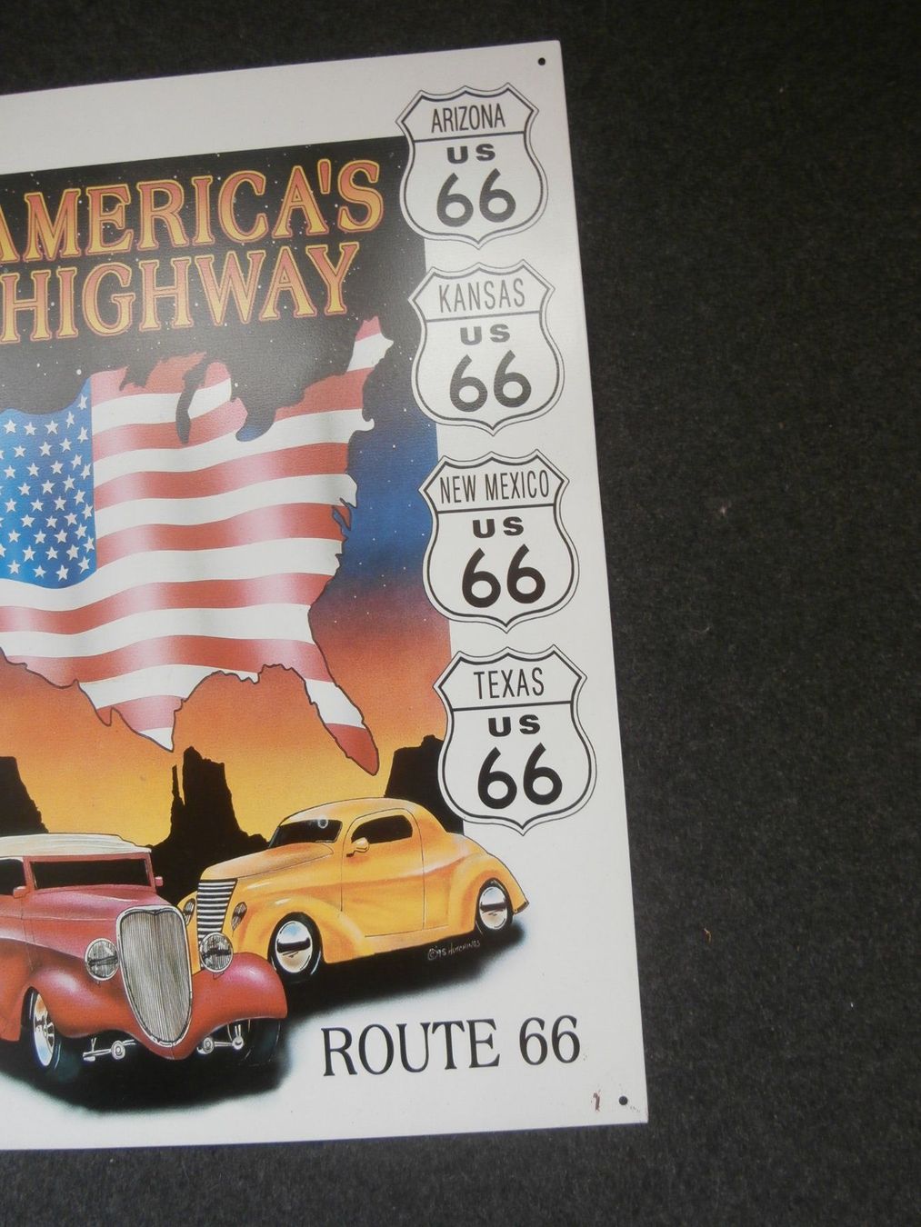 Insegne: Blechschild America's Highway / Route 66 – Usato da Rüschegg-Heubach venduto da Ofen111 3