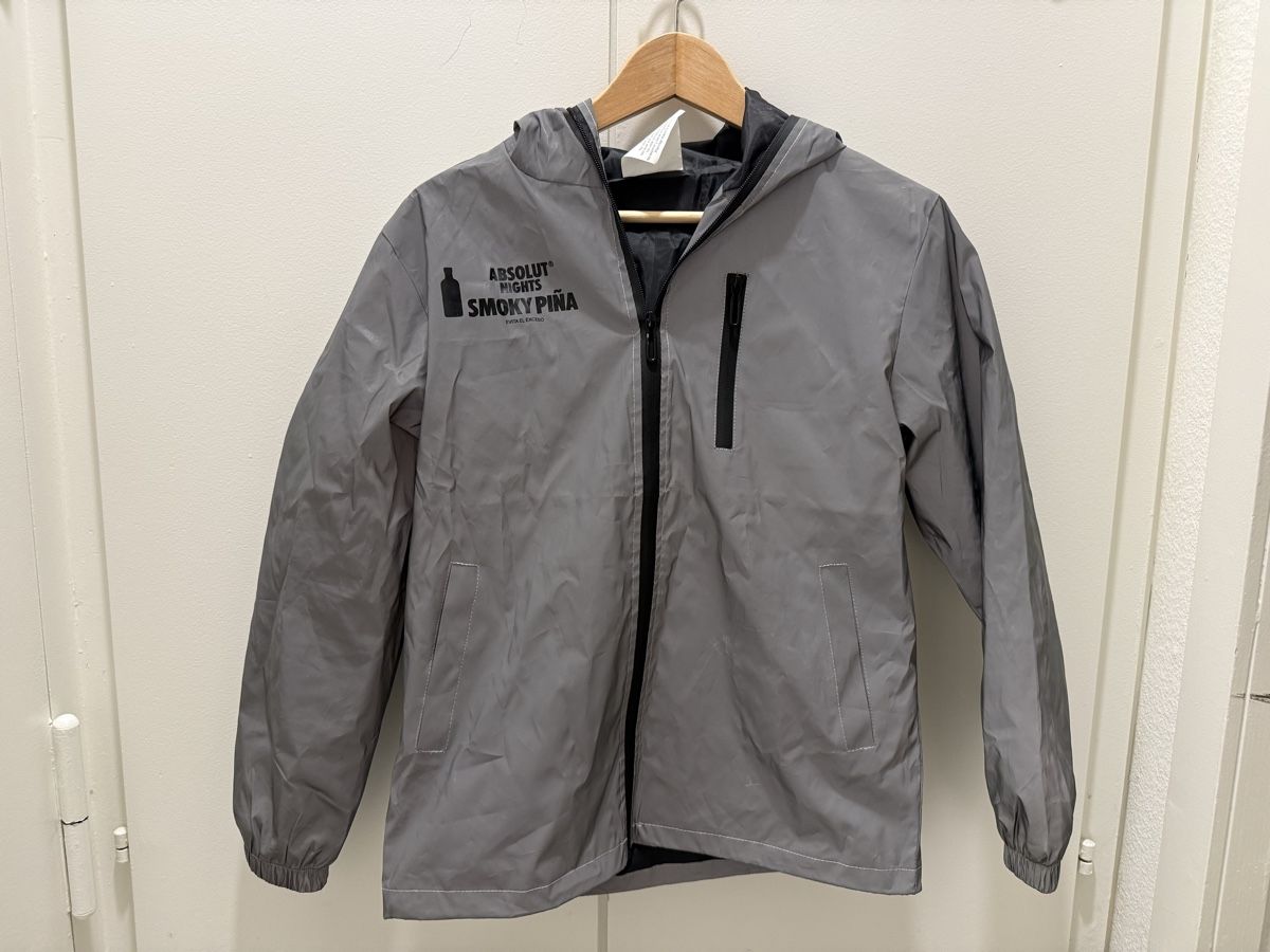 Giacche: Reflective Jacket Absolut Vodka, Grey/Silver, Unisex – Usato da Zürich venduto da salifali