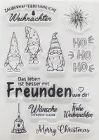Silikonstempel Weihnachten Freunde