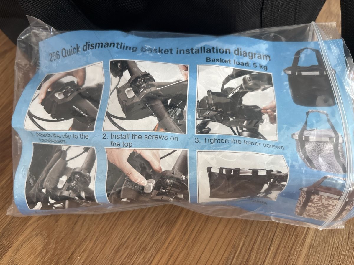Sonstiges für Haushalt & Wohnen: Fahrradkorb schwarz mit Halterung neu – Neu (gemäss Beschreibung) aus Zürich von ank_z86p 1
