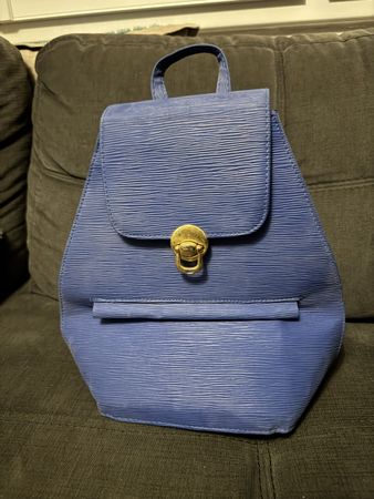 Sac à dos bleu tendance
