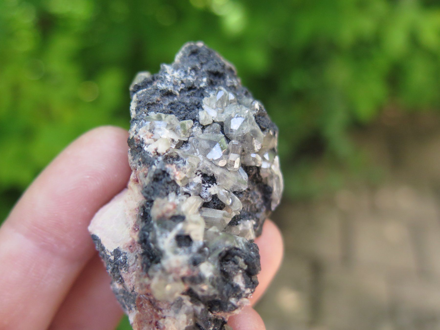 Mineralien & Heilsteine: Cerussit mit Bleiglanz und Dolomit von Marokko – Gebraucht aus Schaffhausen von Yamakana51L8736OQ8 7