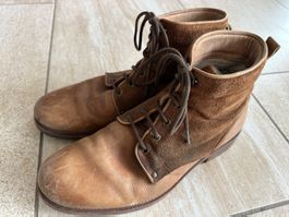 Herrenstiefel, Leder, Gr. 43