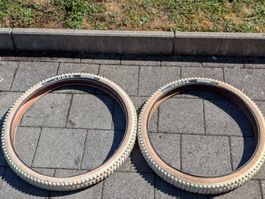 2x Onza Porcupine Velo Reifen Weiss Mullet, 1x 29", 1x 27.5"