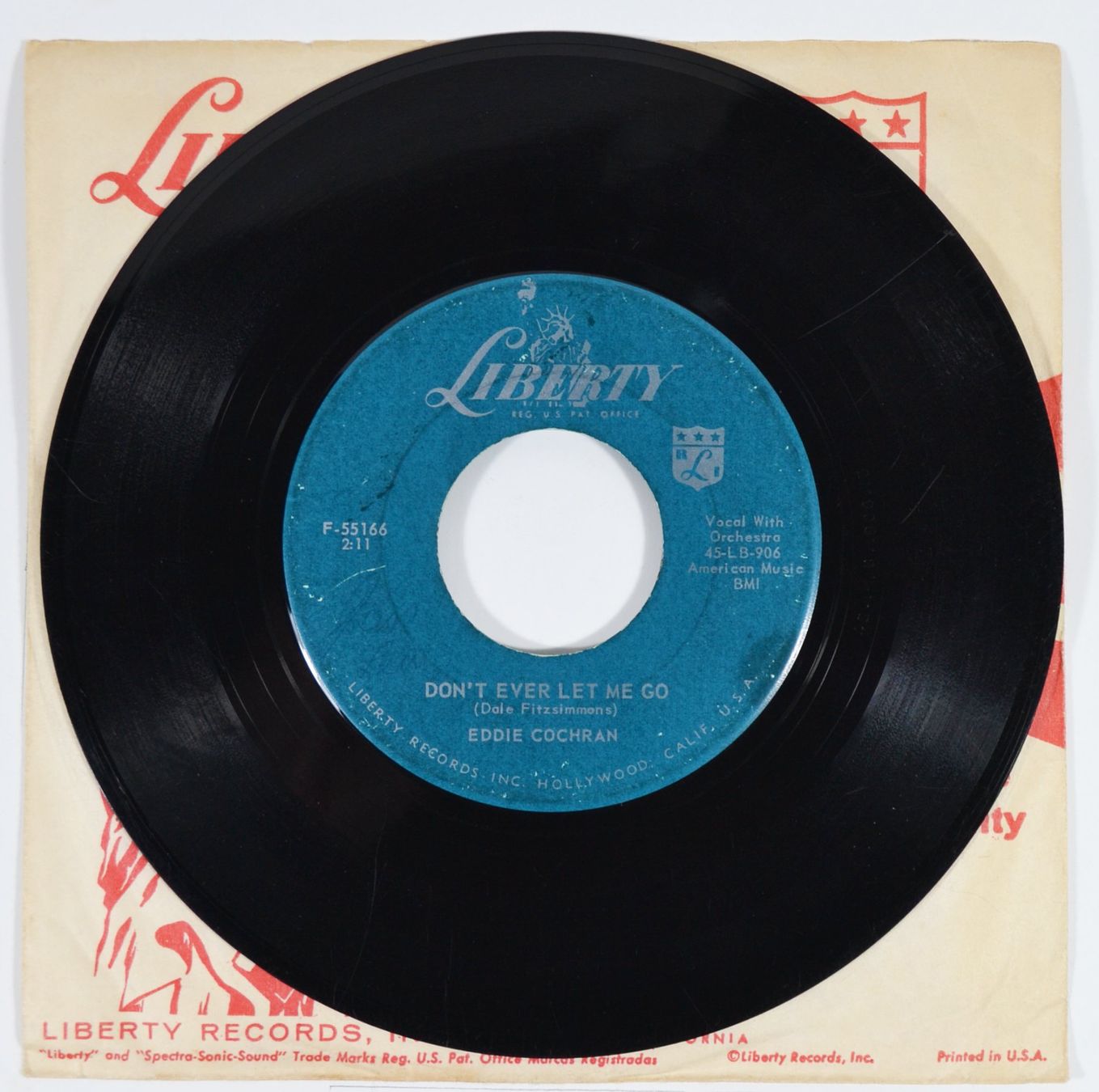 Schallplatten: Single: EDDIE COCHRAN - C'Mon Everybody / Don't Ever Let Me – Gebraucht aus Frenkendorf von Yard-Sale-2000 1