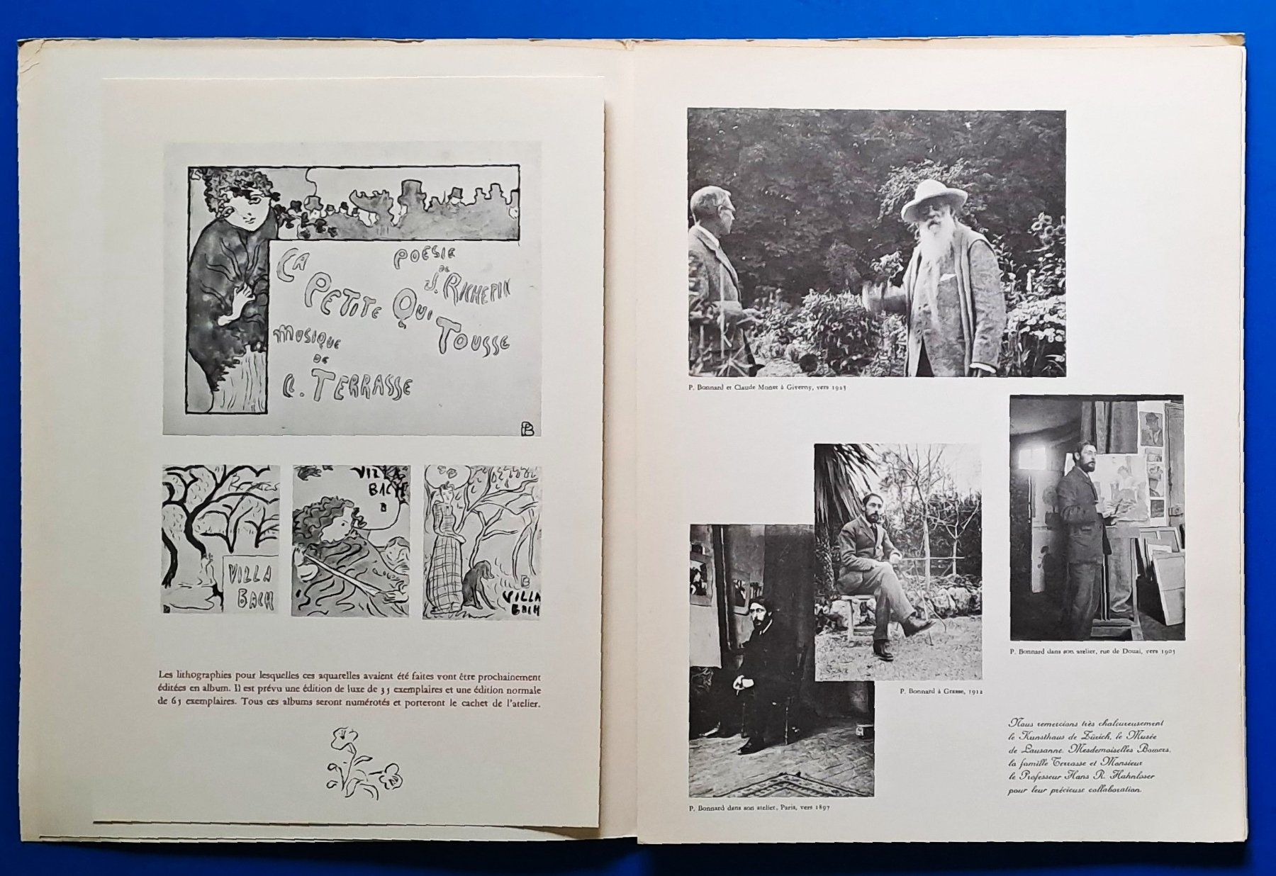 Libri: BONNARD  vollständiges Ex. SUITES No. 23 EA 1969 – Usato da Zürich venduto da archiphil 2