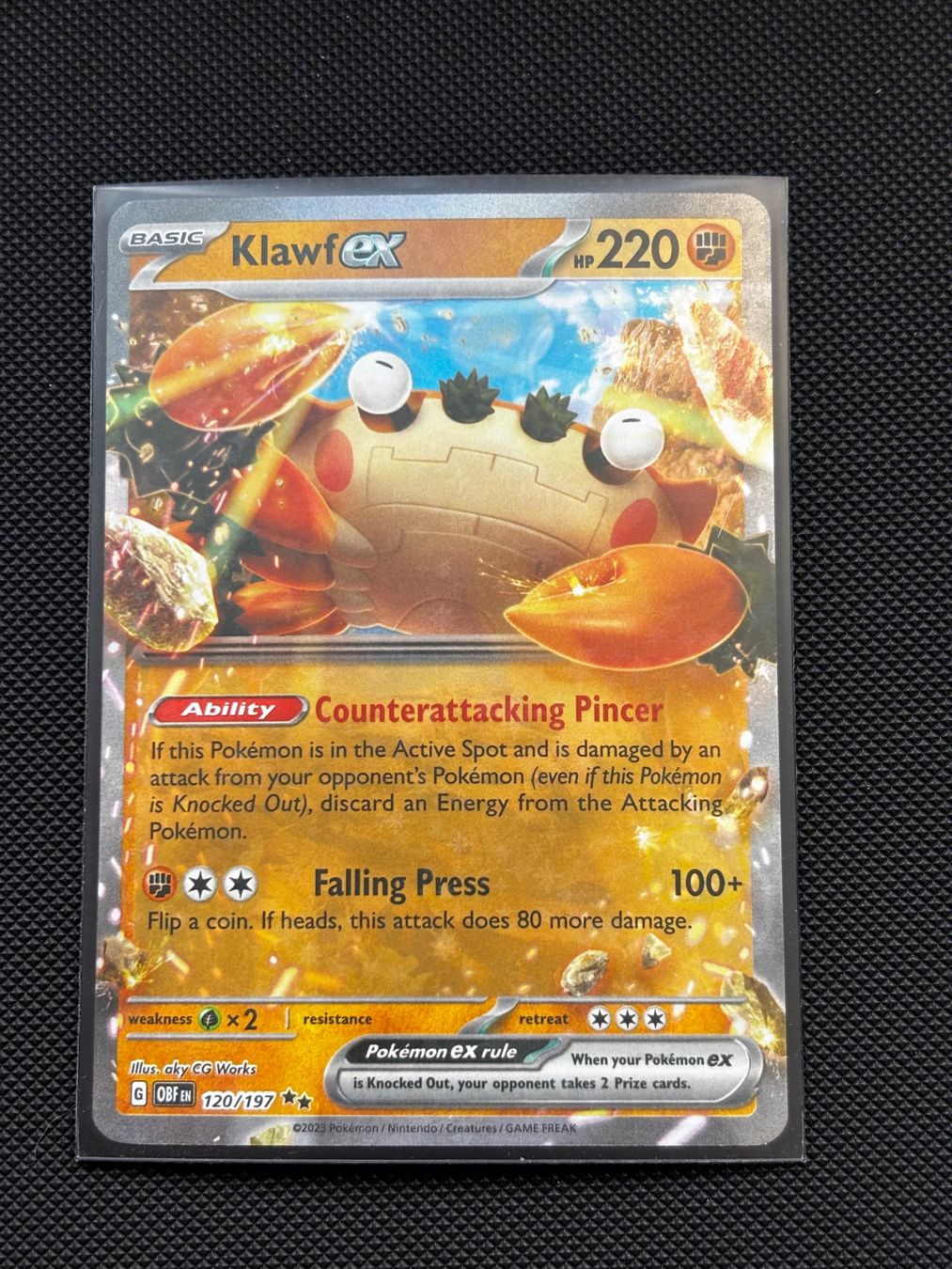 Pokémon Sammelbilder & Trading cards: En - Klawf Ex 120/197 - Pokémon – Neu (gemäss Beschreibung) aus Neuchâtel von caraadryn