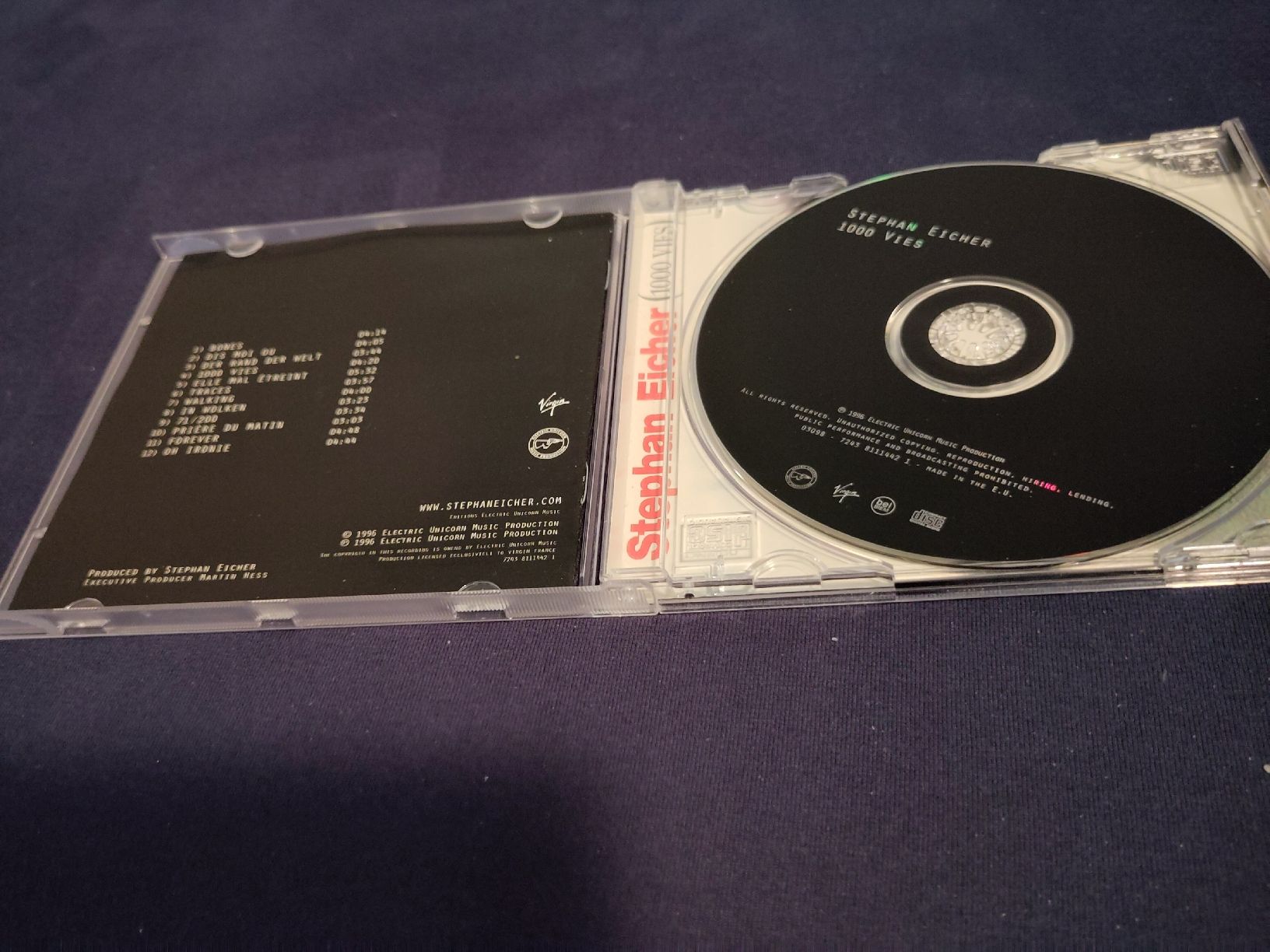 CD: Stephan Eicher - 1000 Vies – Usato da Zürich venduto da Heldel 1