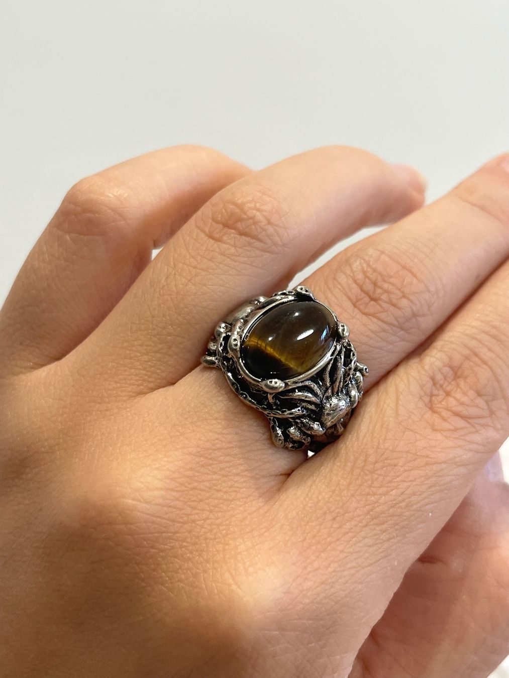 Ringe: Tigerauge-Ring im Vintage-Stil – Neu und originalverpackt aus Schiers von sisikristall 1