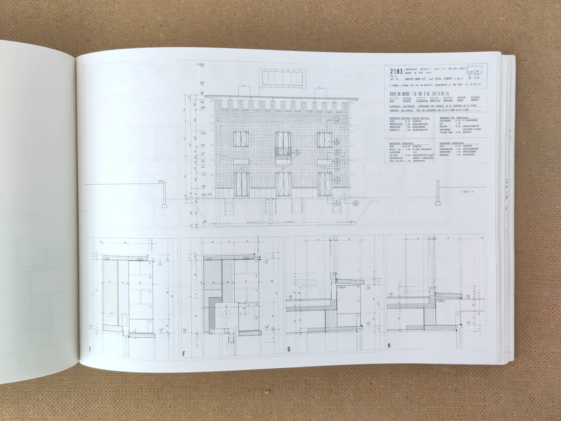 Libri: Architekten Schnebli & Ammann  VILLA MEYER Planbuch 1995 – Usato da Pfäffikon ZH venduto da rabali 4