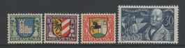 Pro Juventute 1930 Satz SBK Nr. J53/J56 ** Katwert: 9.00 CHF