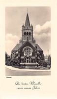 2 Glückwunsch-Kärtchen KRICHEN (Basel), um 1930, ab 1.--