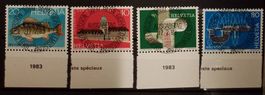 ET) 694-697, Werbemarken ET Vollstempel Kt. 10.-