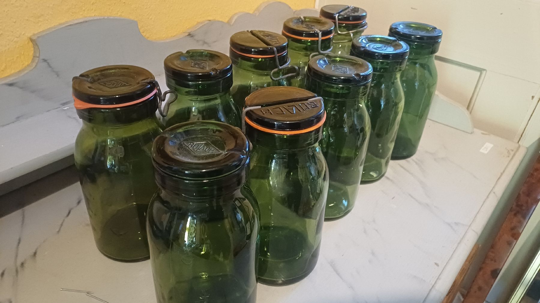 Bülacher Behälter & Ähnliches: 10 Bülacher Gläser 1 Liter  – Gebraucht aus Flawil von Naphtali 1