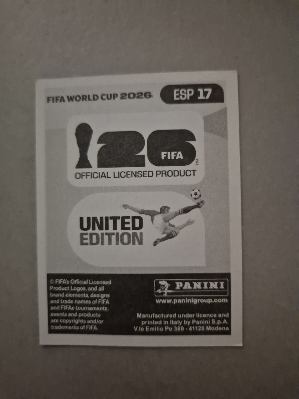 Panini Carte collezionabili: WM Panini ESP 17 Nico Williams – Nuovo (secondo la descrizione) da Volketswil venduto da 2000ra 1
