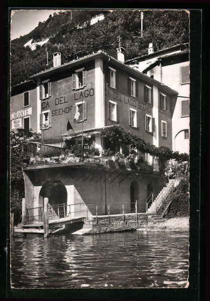 Cartoline postali: AK Gandria, Hotel Seehof – Usato da Berlin venduto da bartko-reher