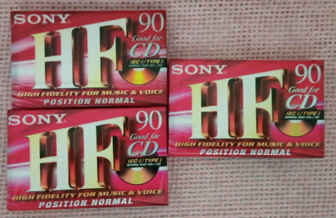 Cassettes audio: SONY HF 90 / Cassette - kassette MC scellée – Neuf avec emballage d'origine à Le Locle par borgespatricia 1