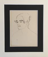 Gustav Klimt       "Brustbild eines Mädchens"  DRUCK