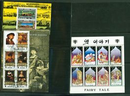 Korea auf 7 Albumseiten meistens in Blocks (AX560)