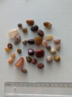 Trommelsteine diverse in braun (31 Stück)