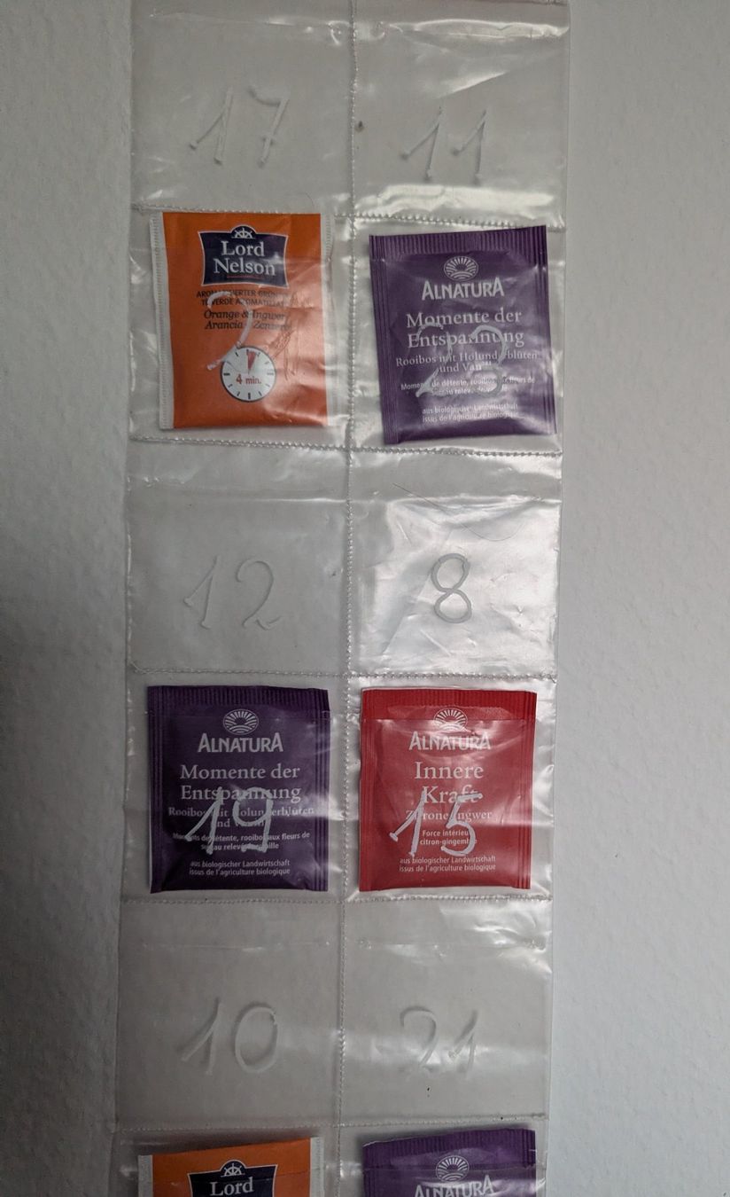 Calendriers: Tee Adventskalender - wiederverwendbar – Neuf (Voir description) à Horgen par snickers58 1