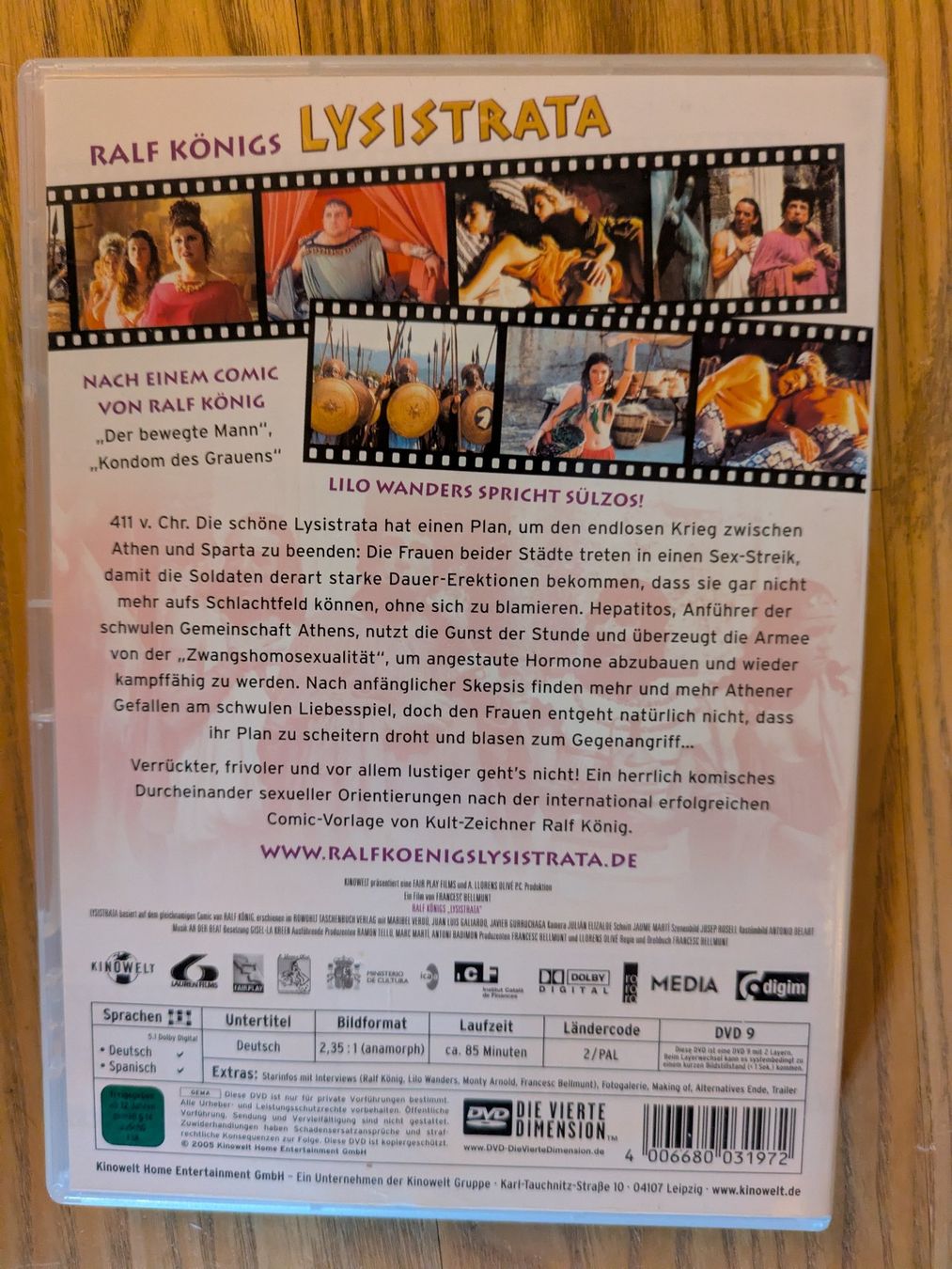 Tutti i DVDs: Lysistrata - Ralf König - DVD – Usato da Männedorf venduto da Pacer19 1