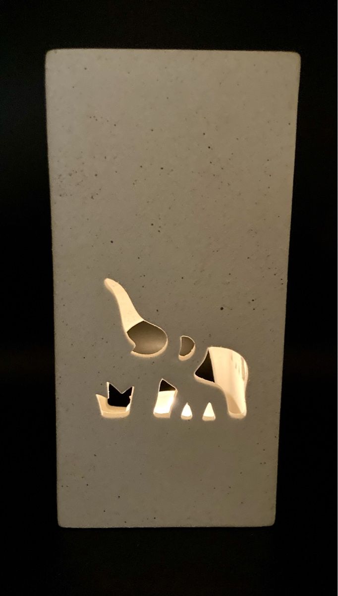Portacandele: Kerzenhalter Elefant Keramik, Deko – Usato da Vinelz venduto da Viewfinder84 2