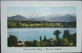 GENÈVE Chaîne du Mont-Blanc