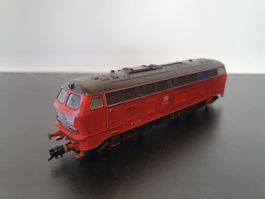 ROCO:DC: DB DIESELLOK BR 215 ROT GEALTERT OVP