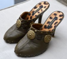 Sabots Roberto Cavalli  .37 Schuhe Mules