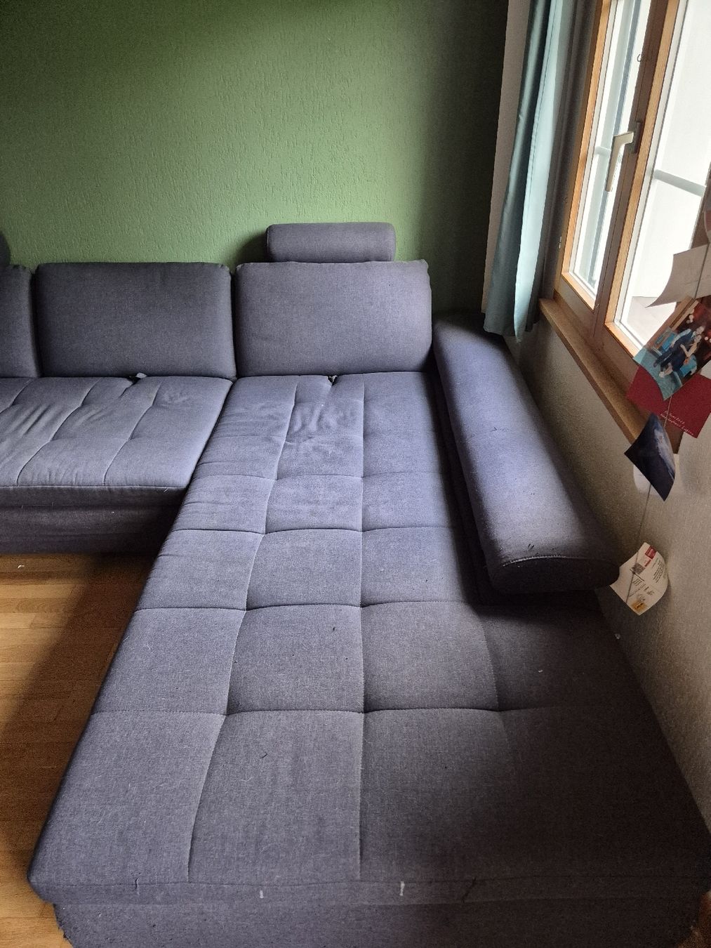 Sofas: Ecksofa dunkelblau/grau – Gebraucht aus Nottwil von pfl_65bg 2