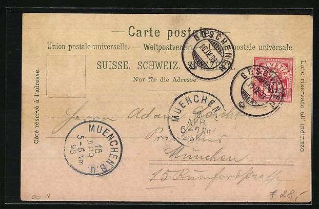 Cartoline postali: Litho Göschenen, Ortsansicht aus der Vo – Usato da Berlin venduto da bartko-reher 1