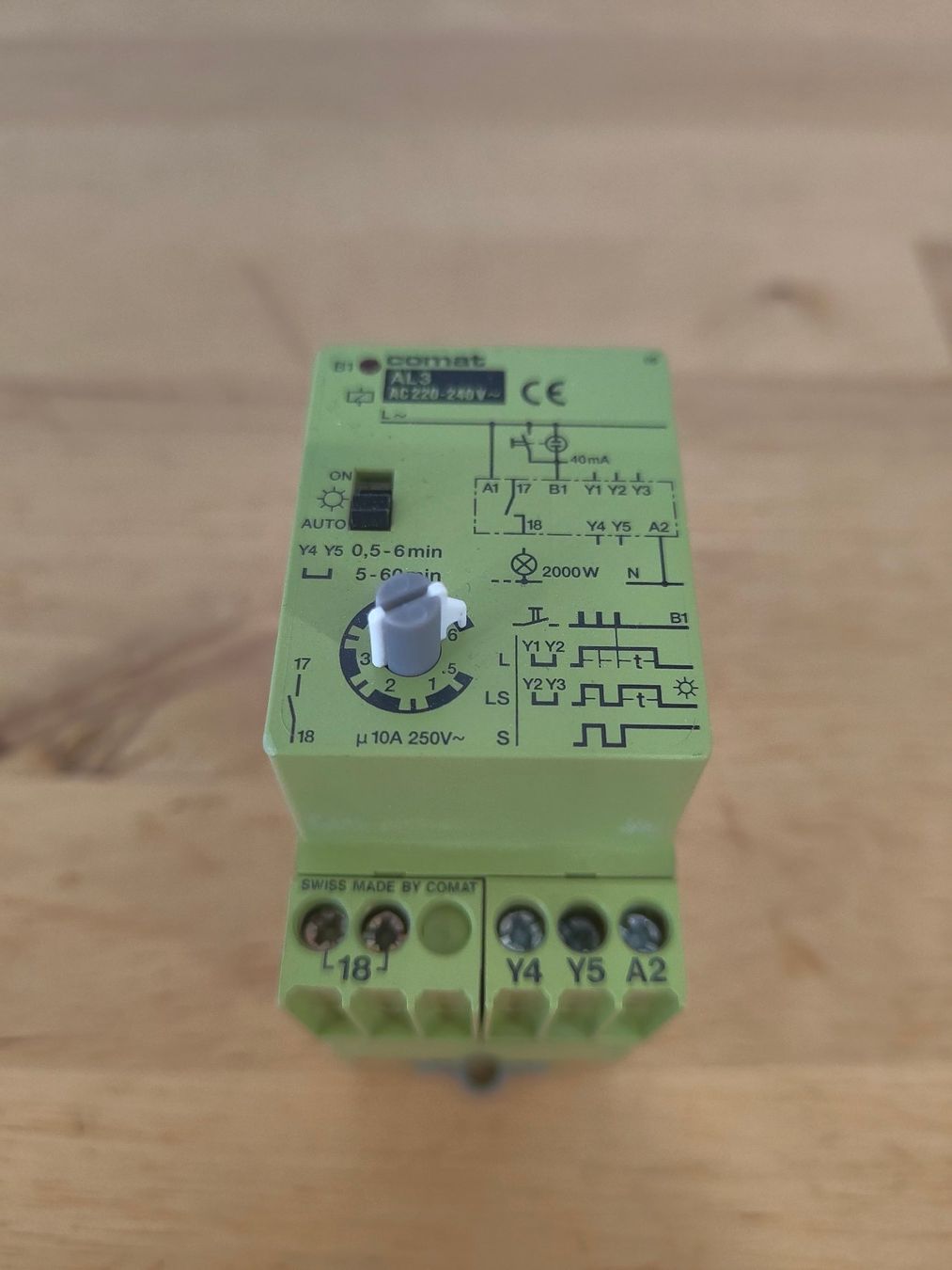 Elektronikbauteile: Treppenlichtautomat Comat AL3 230V – Gebraucht aus Emmenbrücke von BlSi 4