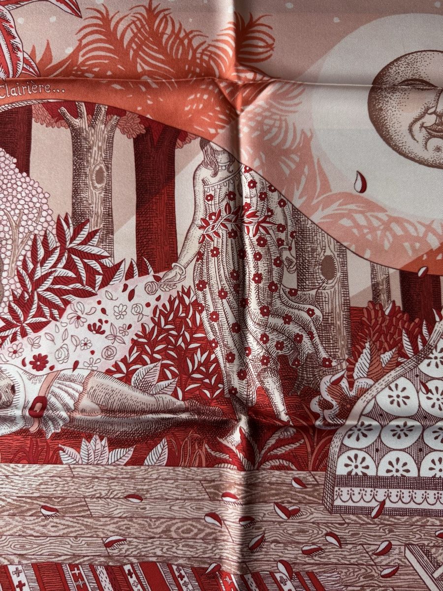 Hermès Foulards, Tücher & Schals: Hermès carré Acte 3 Scène 1 La Clairière – Neu (gemäss Beschreibung) aus Genève von HappyLifestyle 9