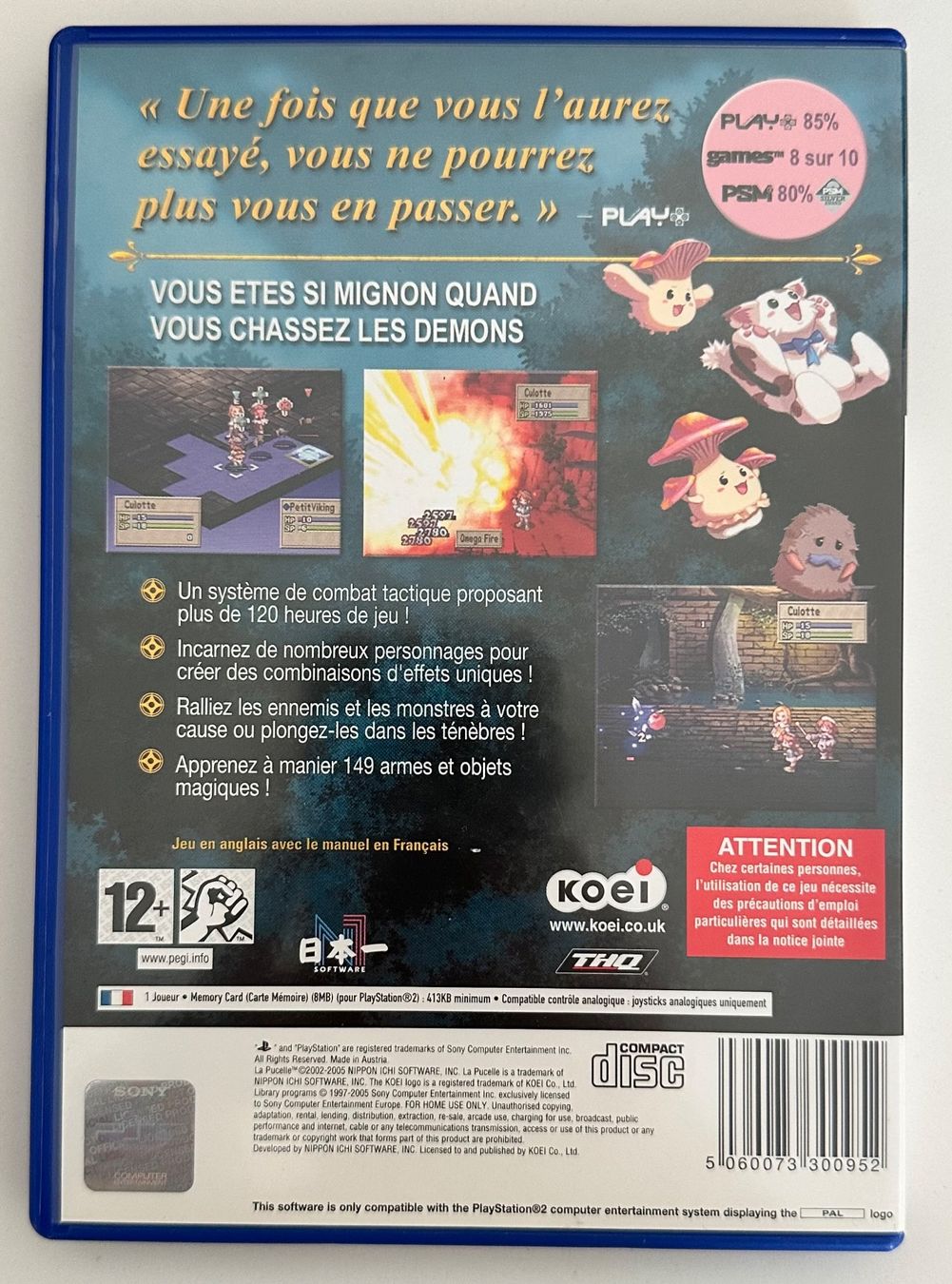 Jeux: La Pucelle Tactics PS2 – D'occasion à Payerne par gil_92mn 1
