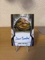 Carte Star Wars Masterwork Jabba le Hutt autographe