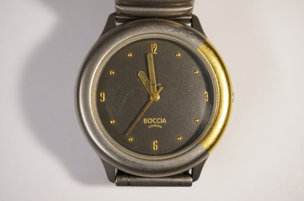 BOCCIA Titanium slavenarmband verguld met diamantjes