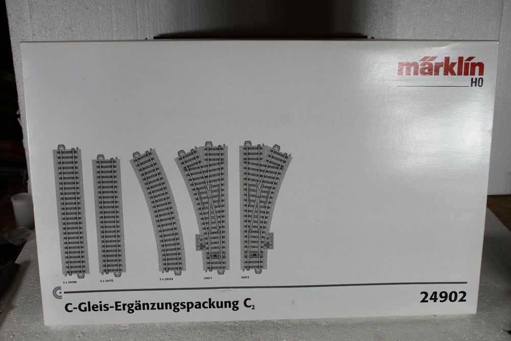 Rails Aiguillages Modélisme Coffret D'extension C3 Märklin Pour Voie C